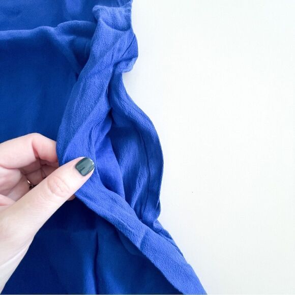 Wilfred Free Aritzia Mini Dress Sheath Sleeveless Lined Cobalt Blue Women's S - Picture 4 of 8